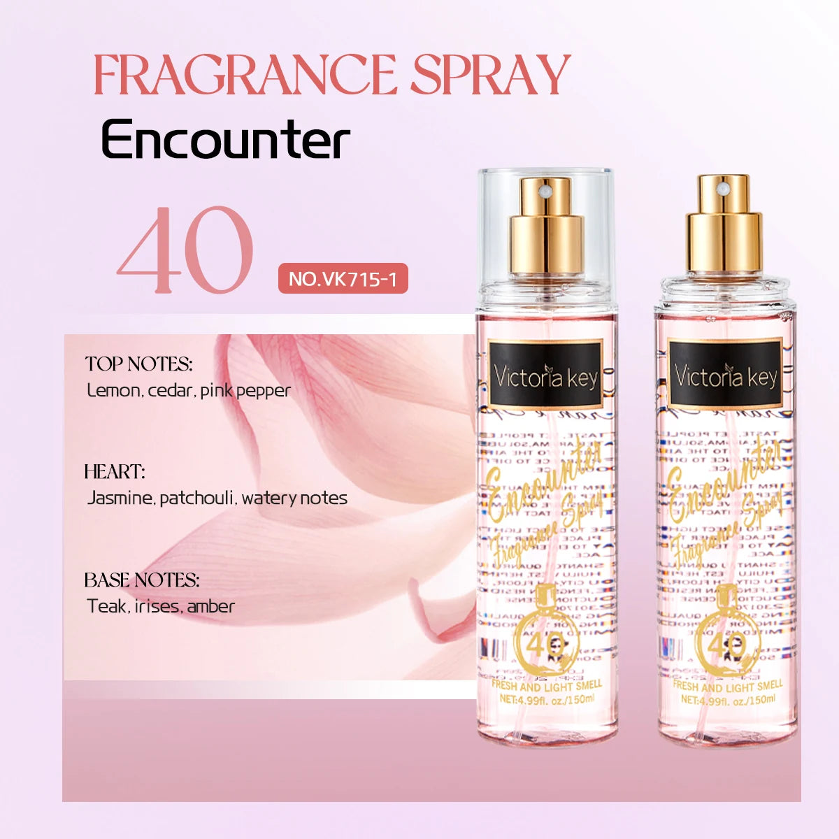 Parfum brésilien Victoria Key 150 ml. Jusqu'à 5 séries au choix, servant de désodorisant d'air, adapté aussi bien à l'intérieur qu'à l'extérieur.